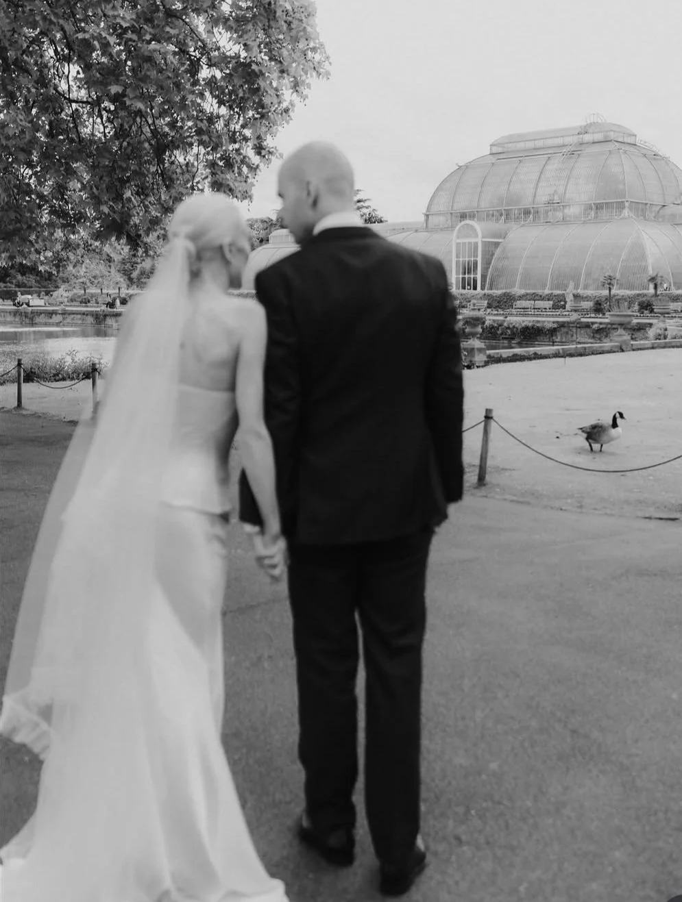 Bride and groom bridal makeup by makeup by Verity at Kew gardens