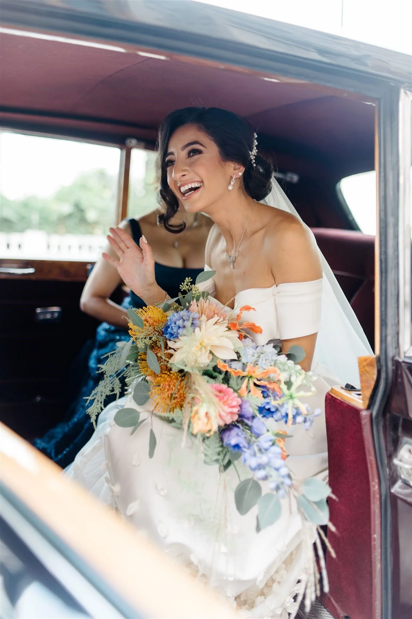 Bride with natural bridal makeup and soft glowing skin created by London makeup artist Verity Samson