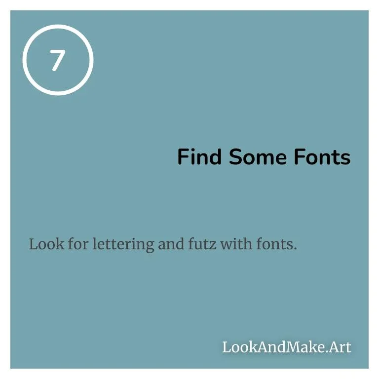 #7: Find Some Fonts