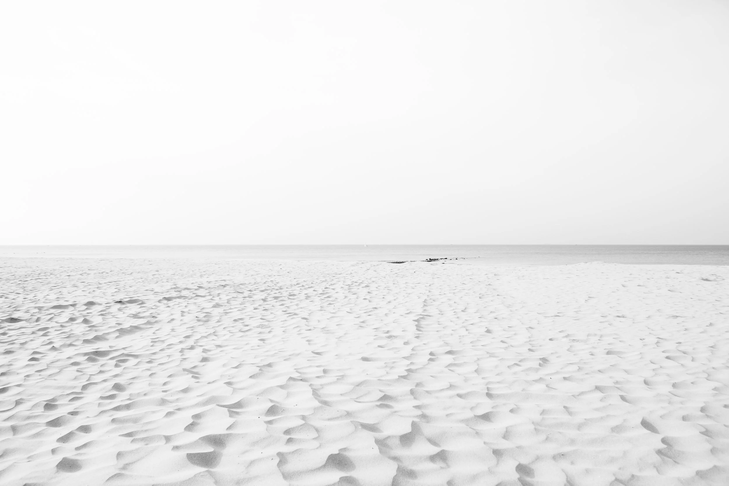 White sand