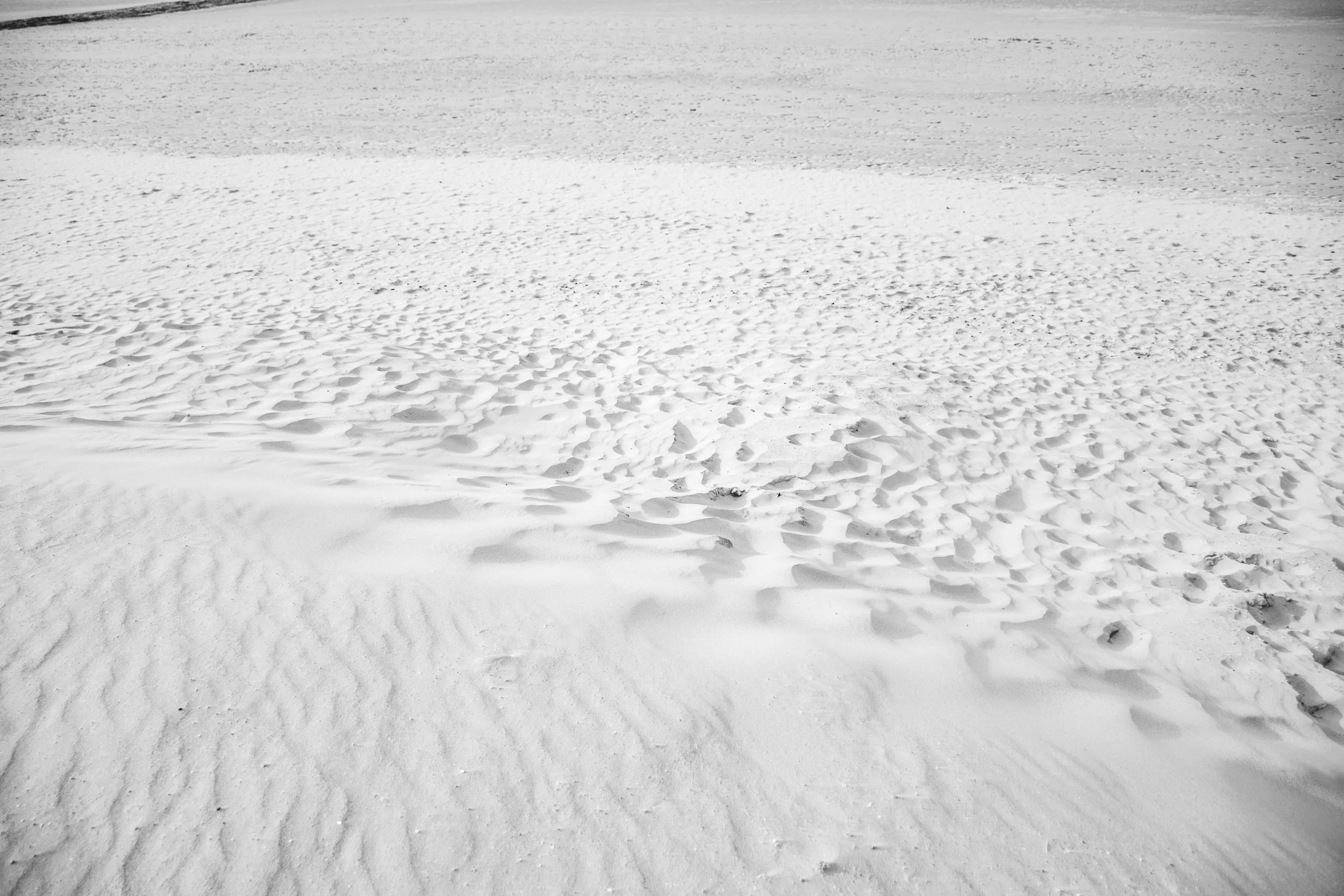 White sand