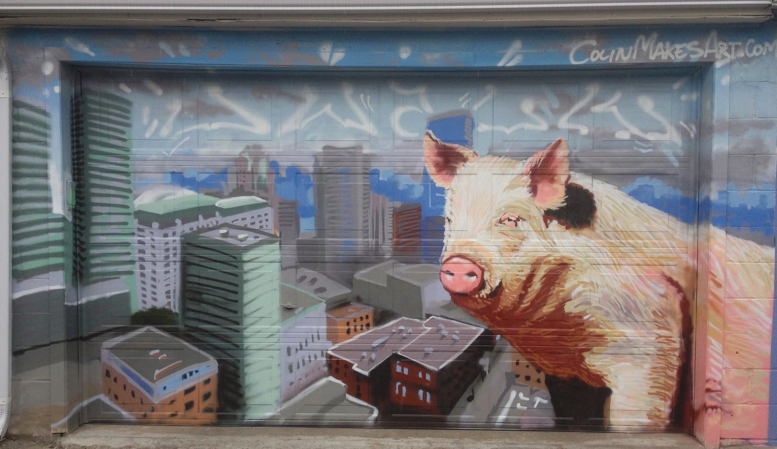 Toronto Mural Super Pig