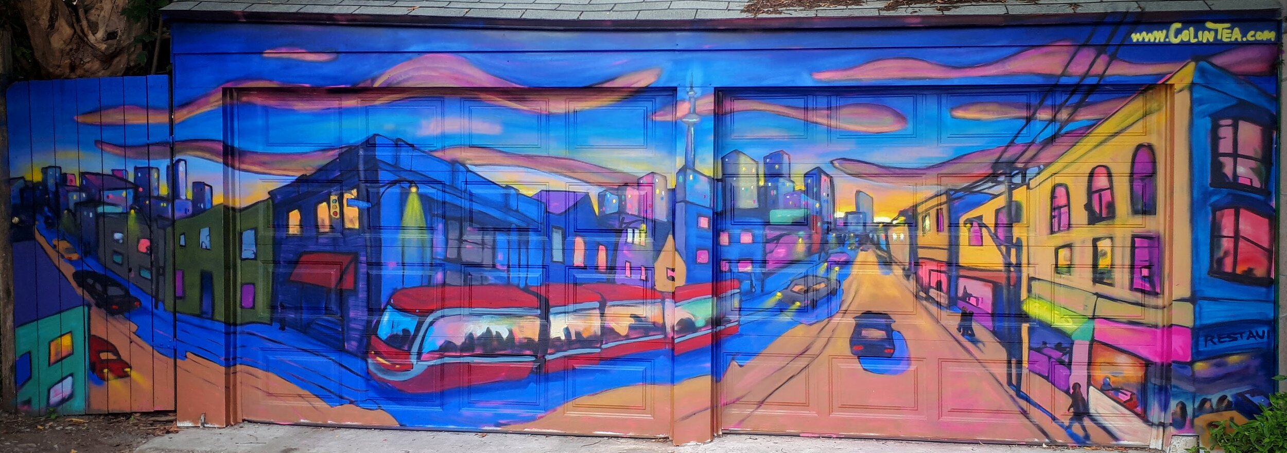 Carlton Streetcar mural by Colin Tea