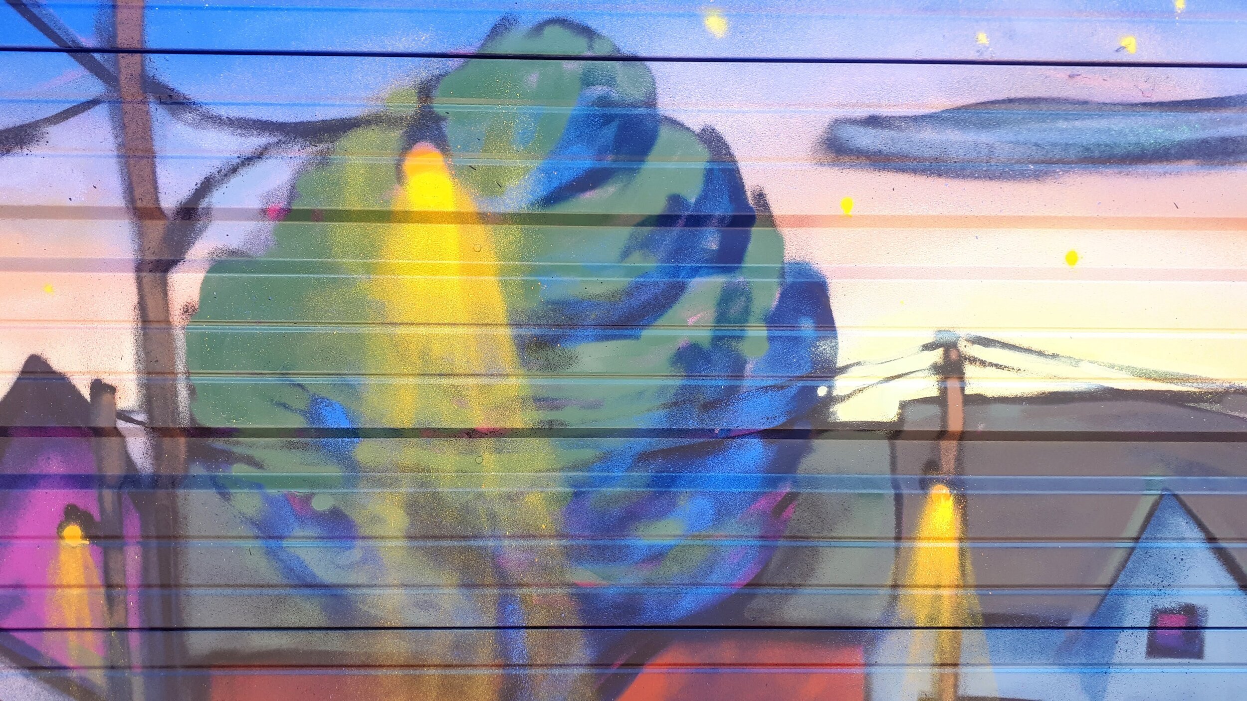 Toronto Sunset Mural Detail