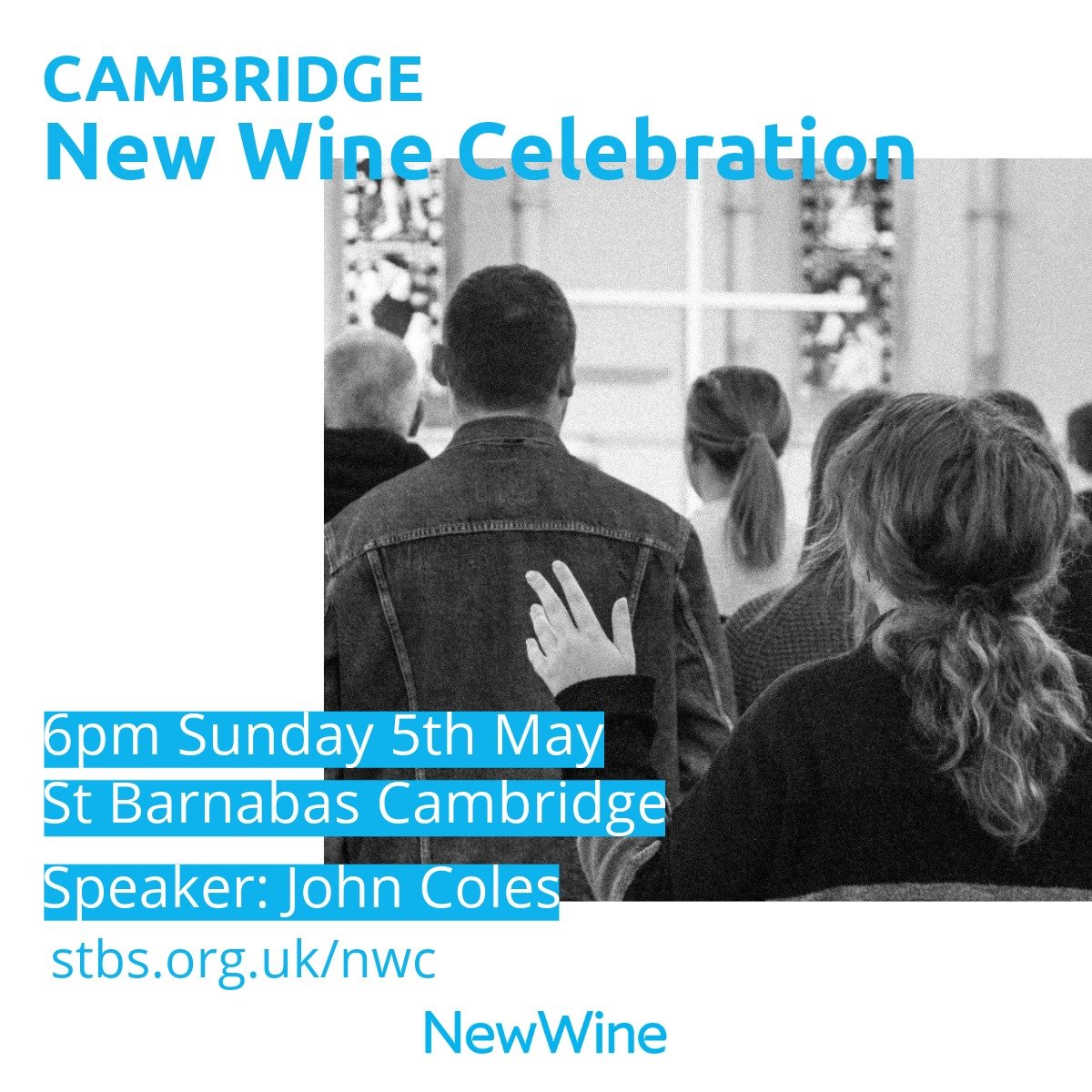 We're so excited to have John Coles speaking to us THIS SUNDAY at our New Wine Celebration. Churches across Cambridge will be gathering and you're invited!

Head to stbs.org.uk/nwc for more information

#newwine #cambridgechurches