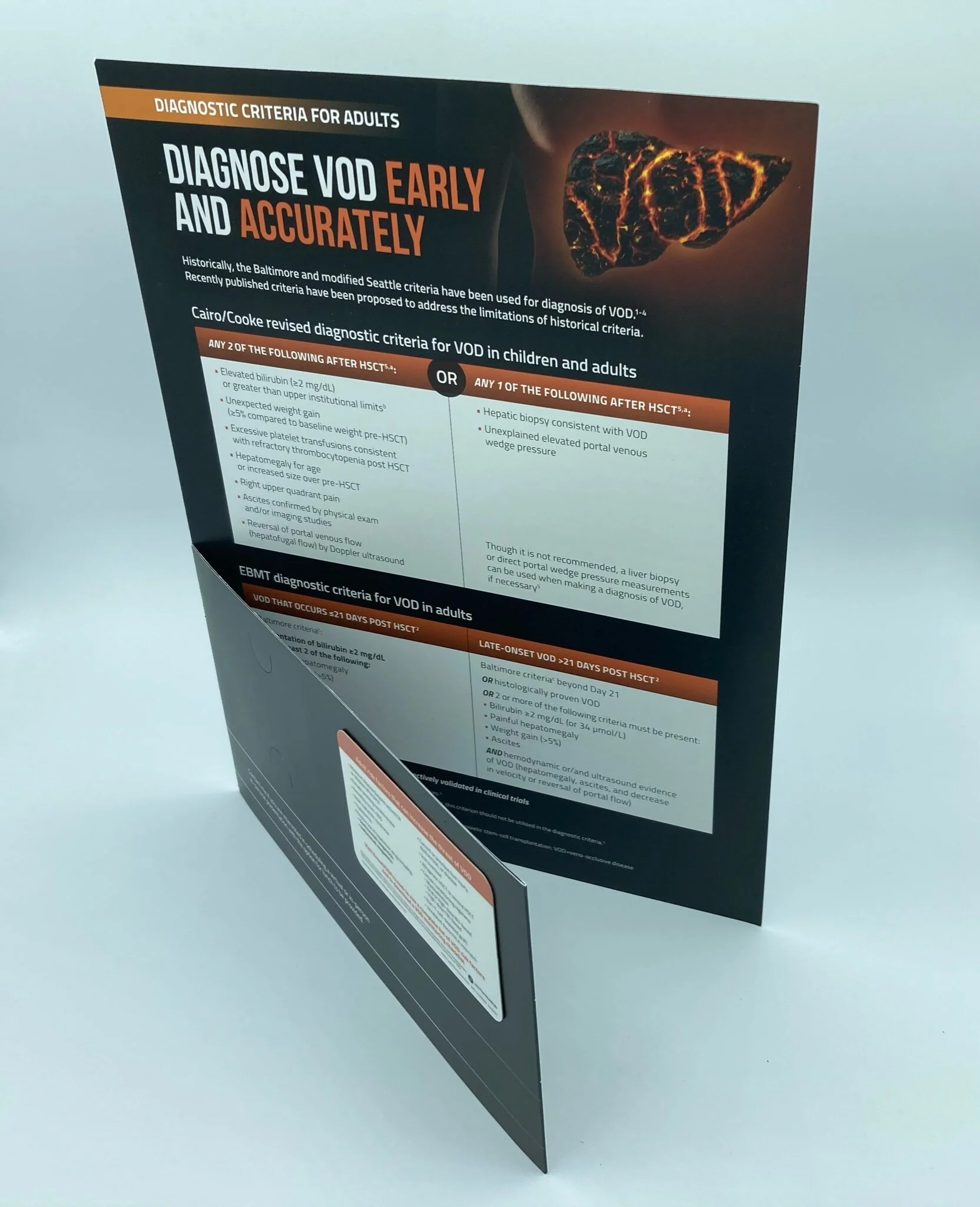 VOD Diagnostic Criteria Card