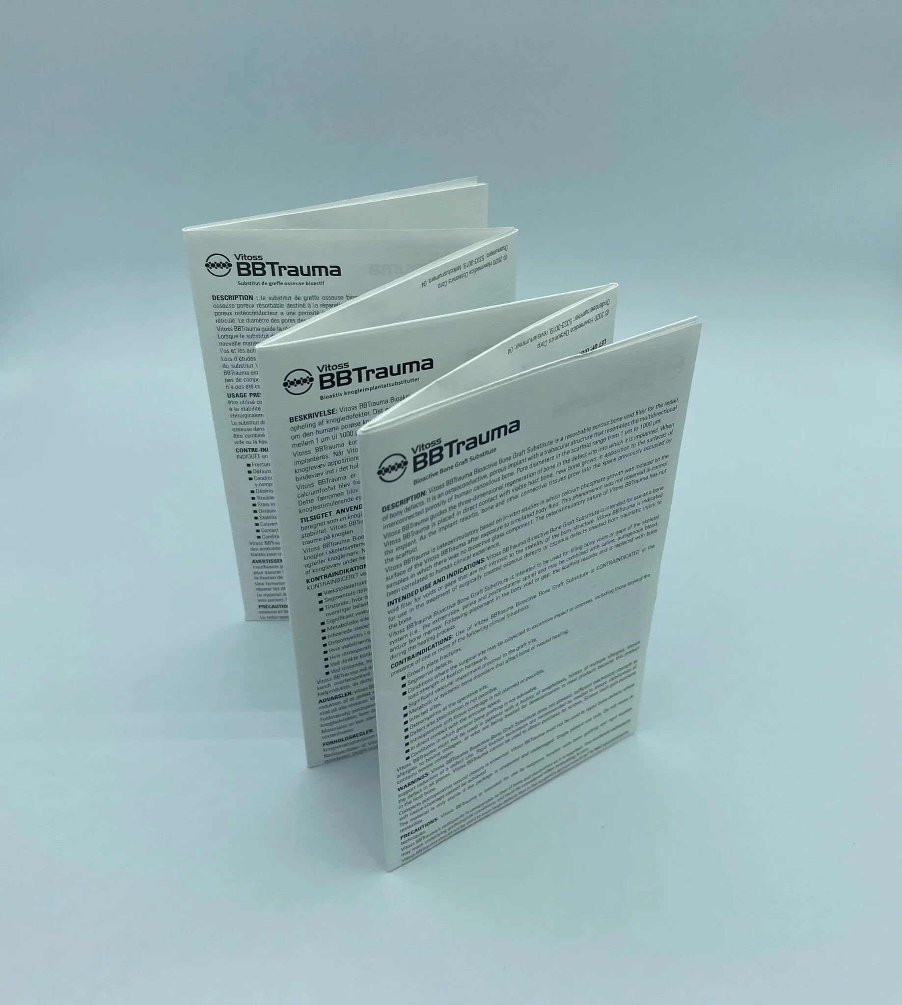 Vitoss BB Trauma Prescription Fold Out