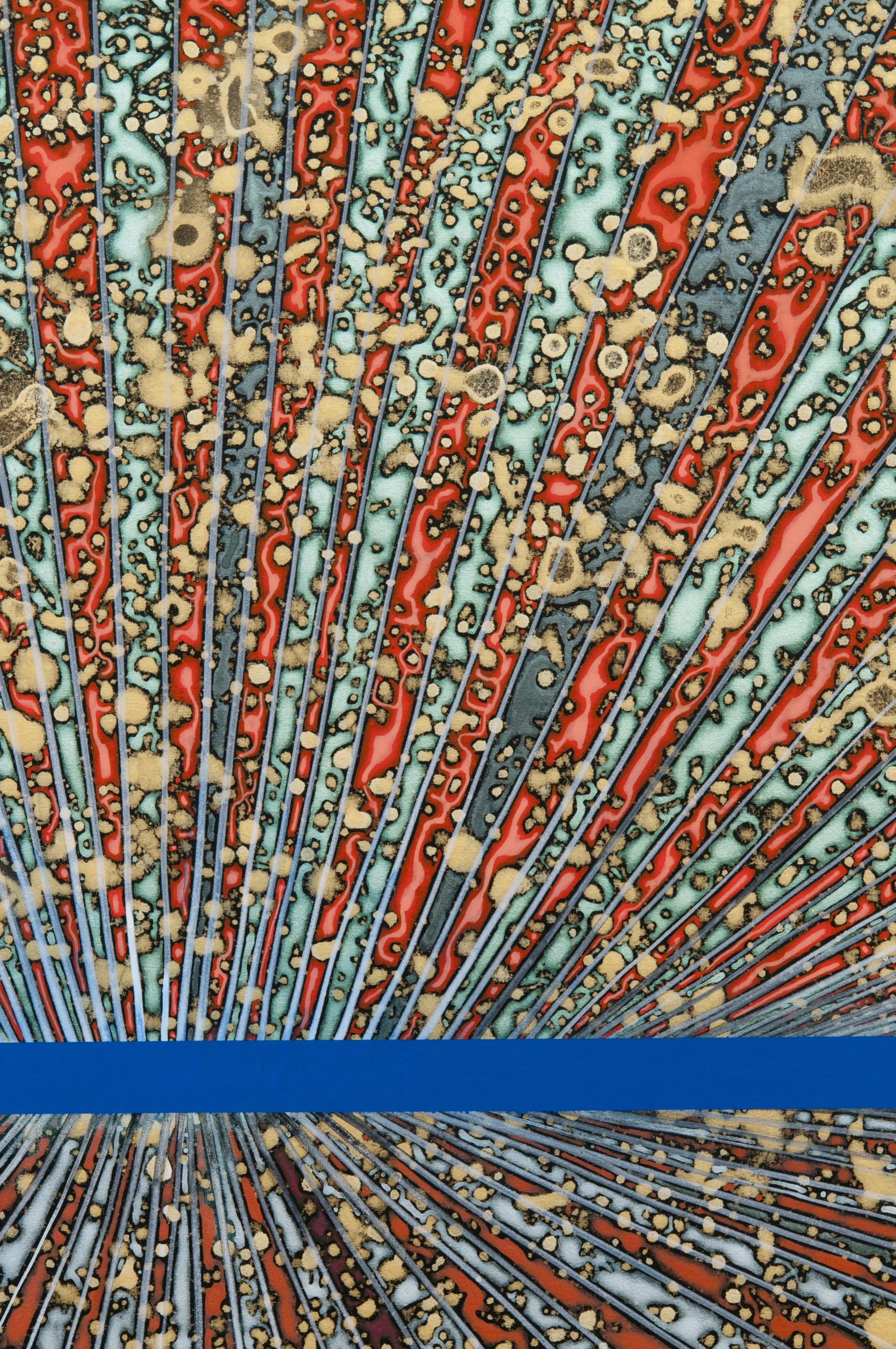 Tandanori (blue line), 2010 (detail)