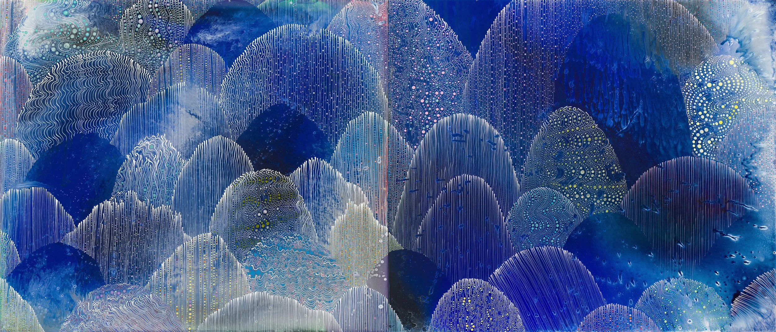 Alongside (diptych), 2024