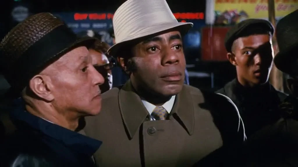 Uptight film, Roscoe Lee Browne. Filmed in Hough in June 1968, many of the extras were Cleveland citizens, including Fred “Ahmed” Evans