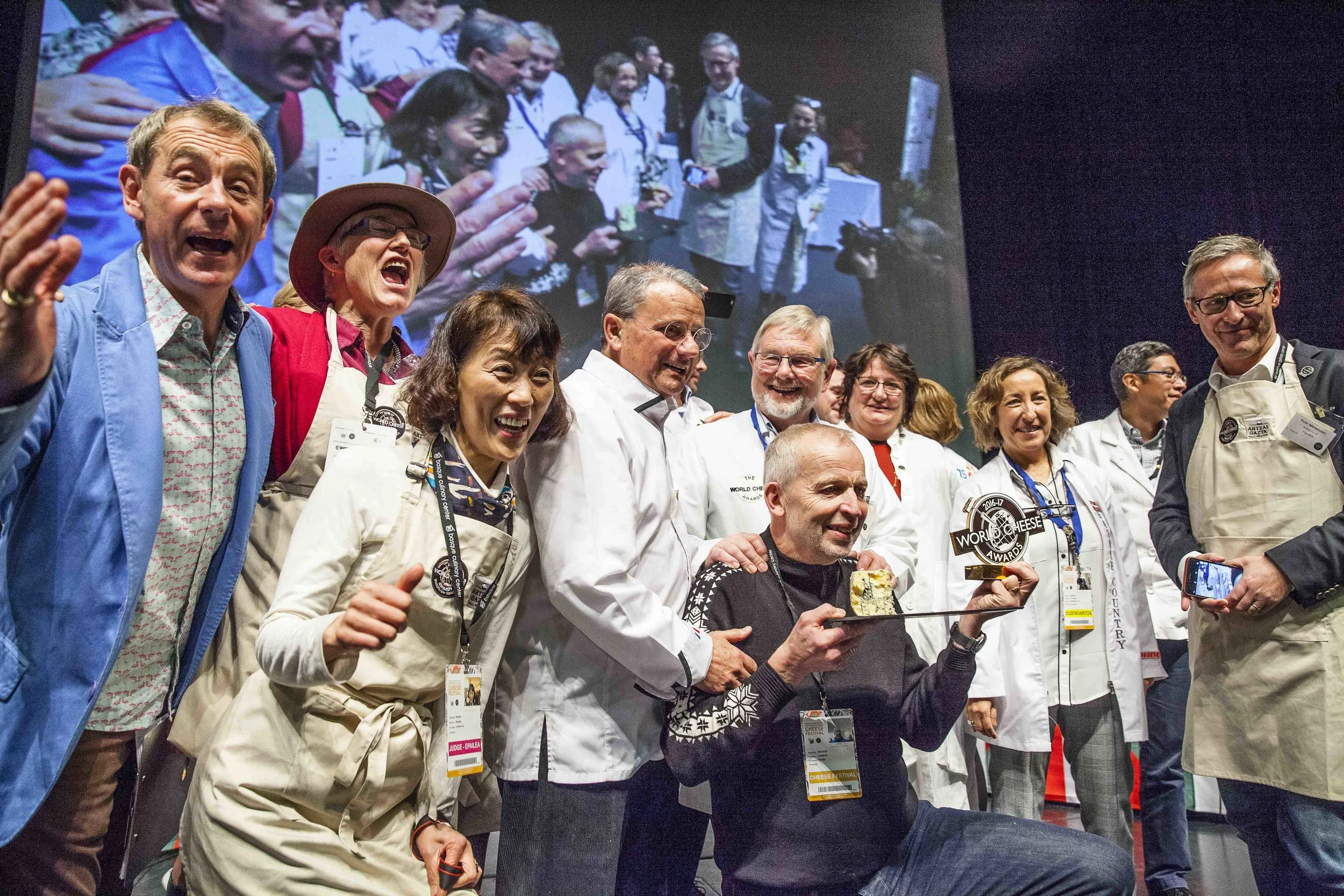 with the WCA Super Panel, celebrating in San Sebastian in 2016