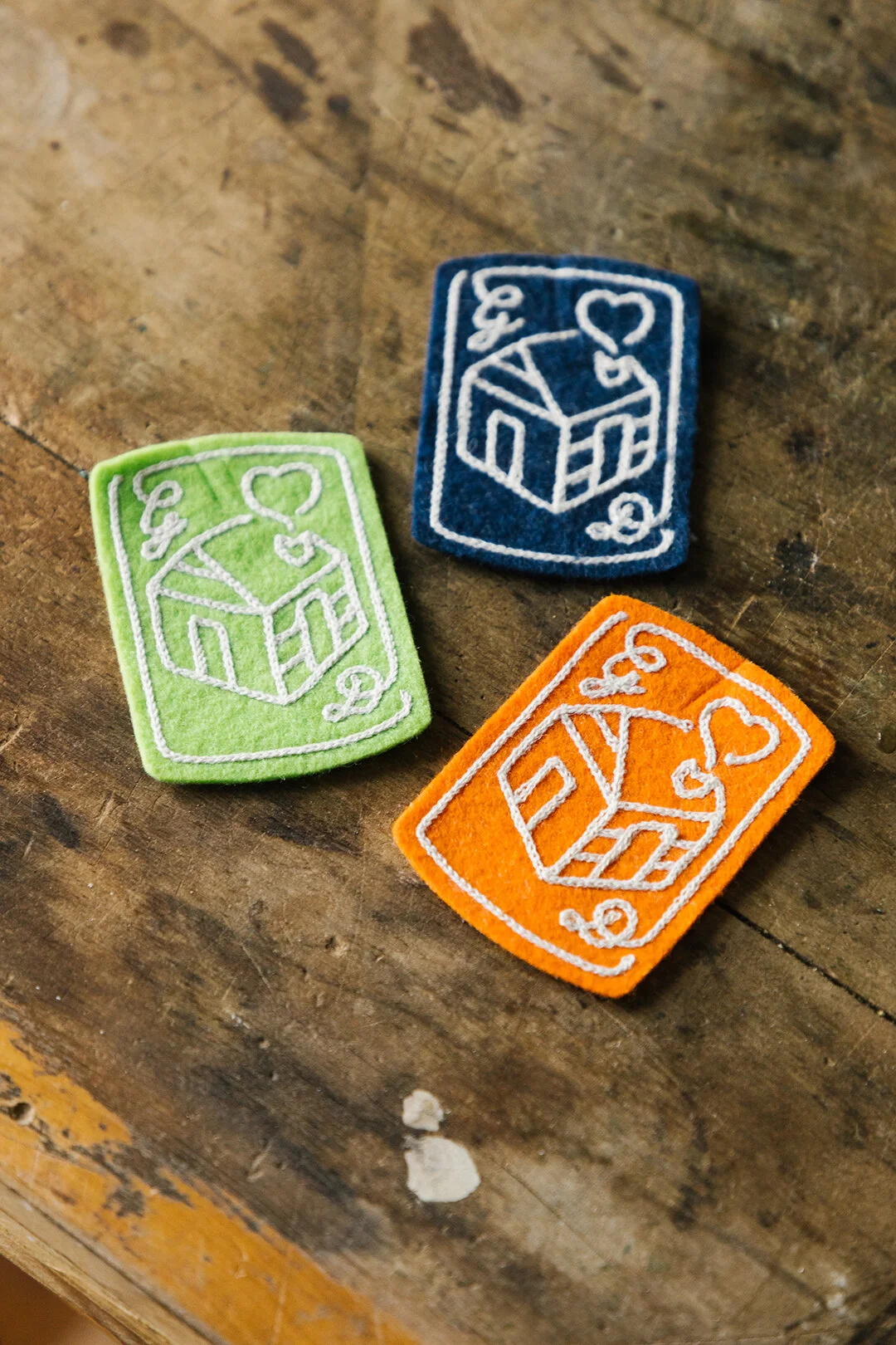 Hand Embroidered Patches — Glen Dye Cabins And Cottages