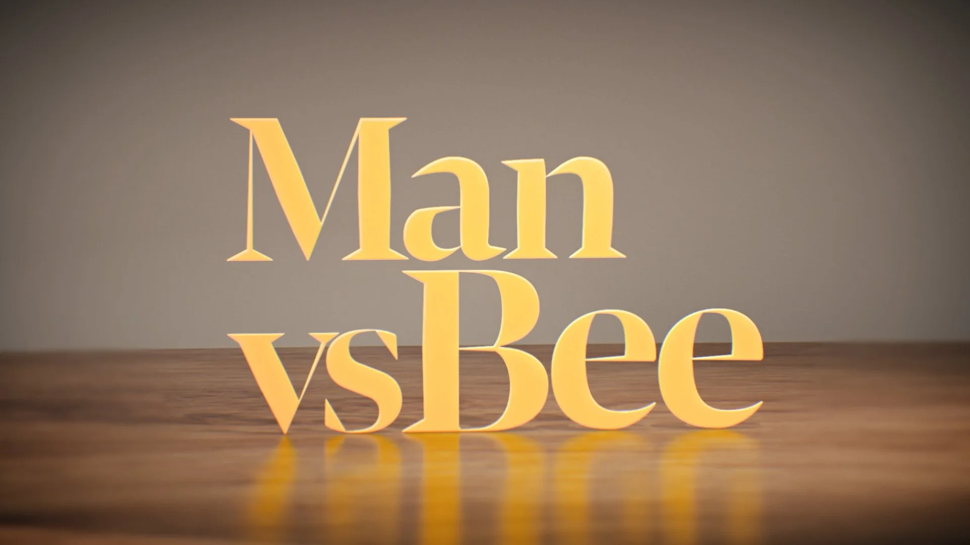 Man Vs Bee