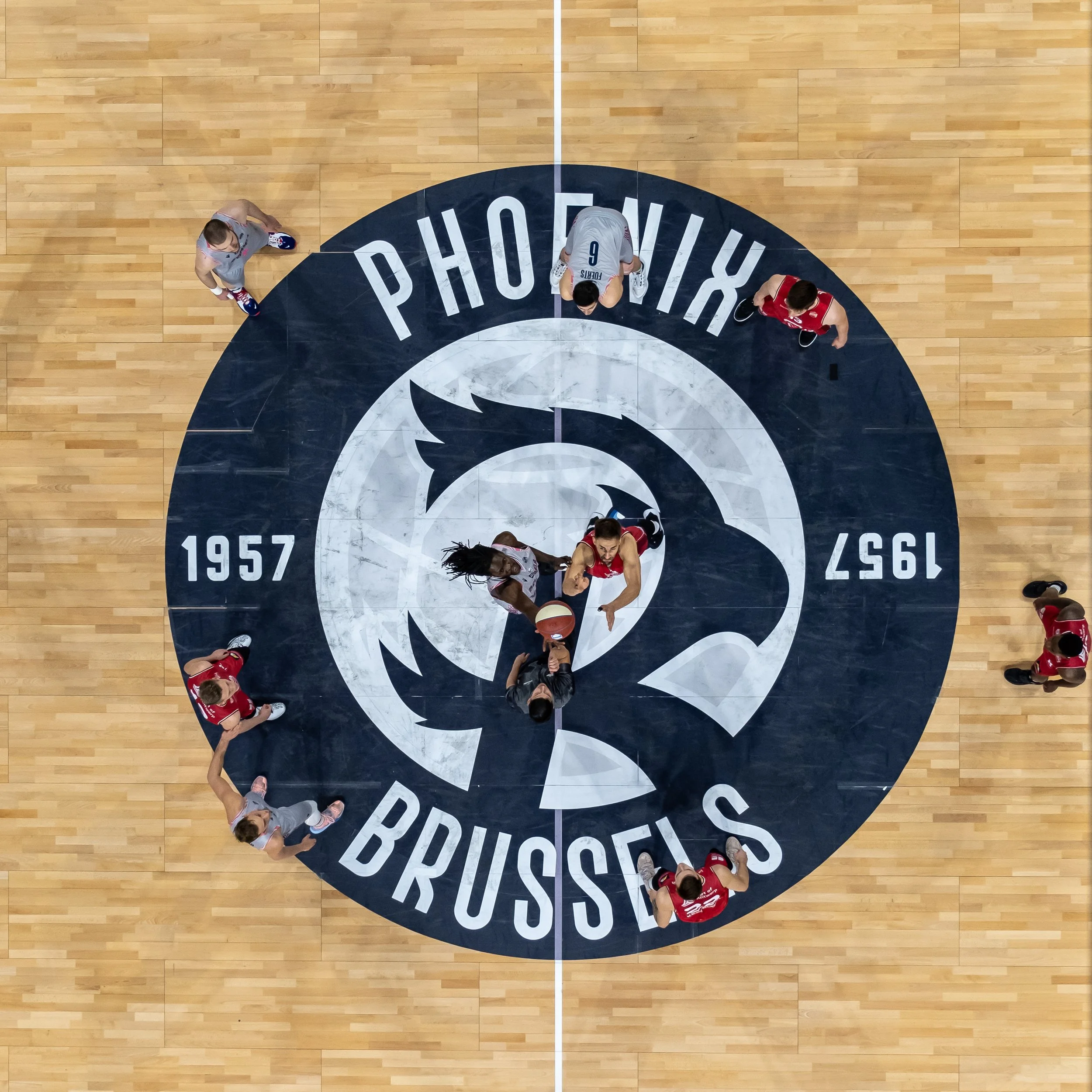 Tip off for Brussels Phoenix vs Telenet Giants Antwerp at the Palais 12