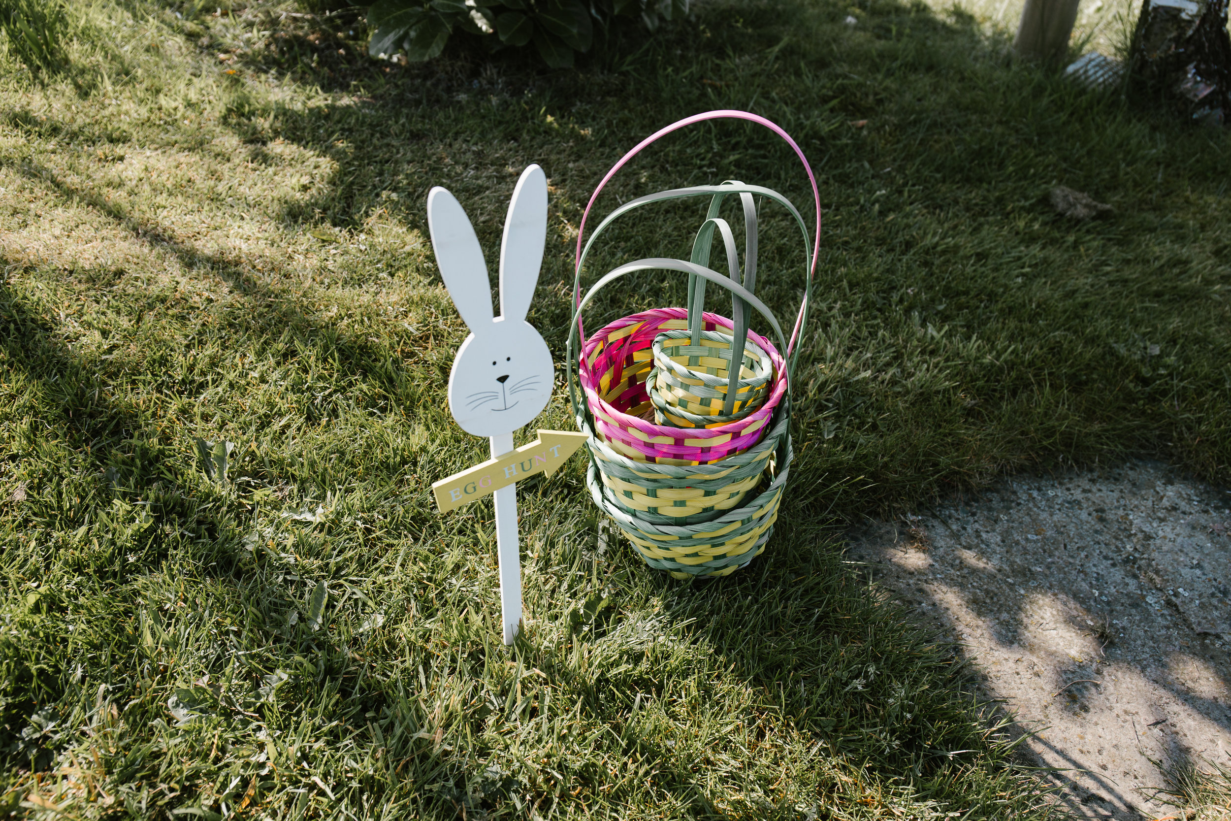 easter egg hunt for children at a wedding