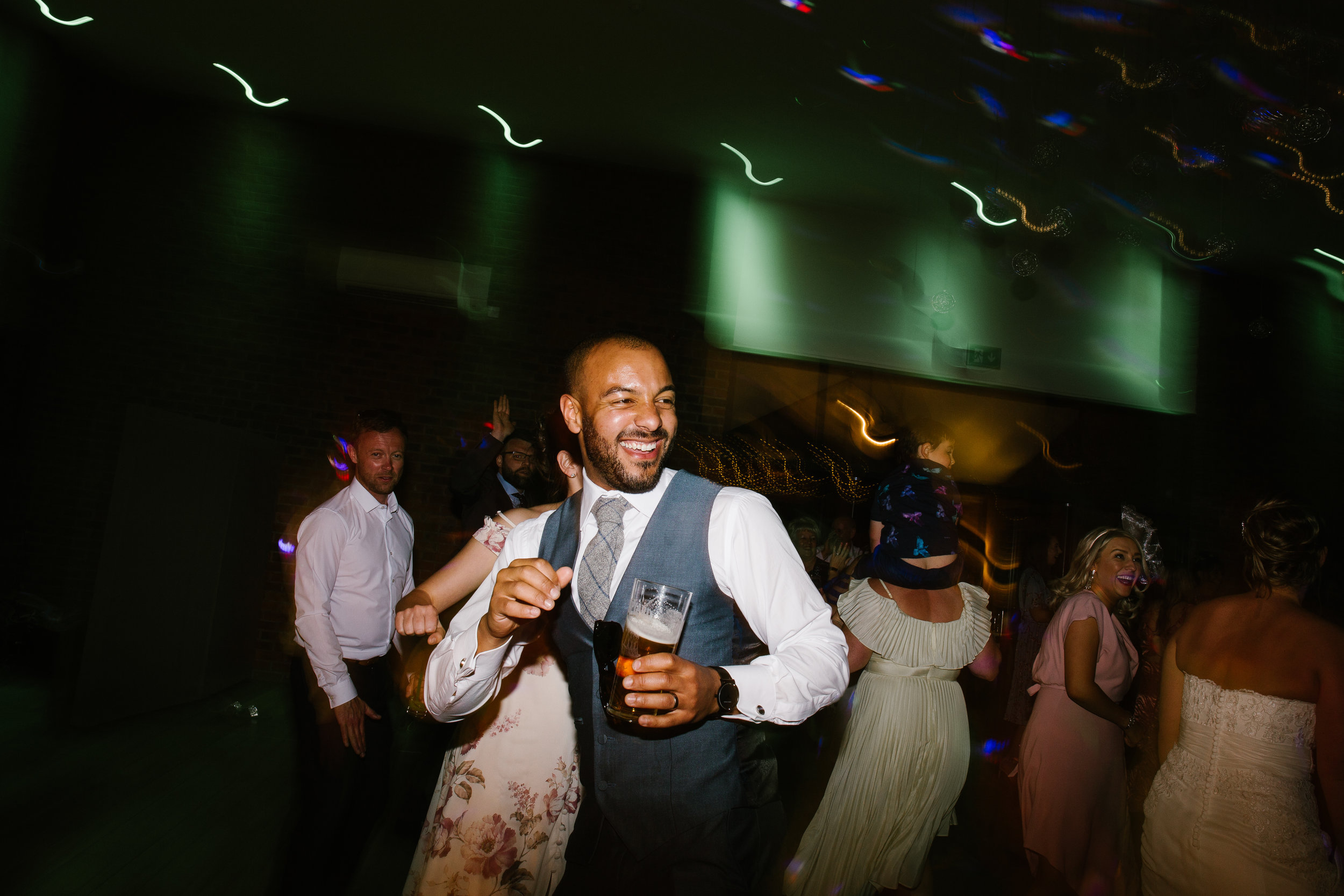 wedding party at the boat house 