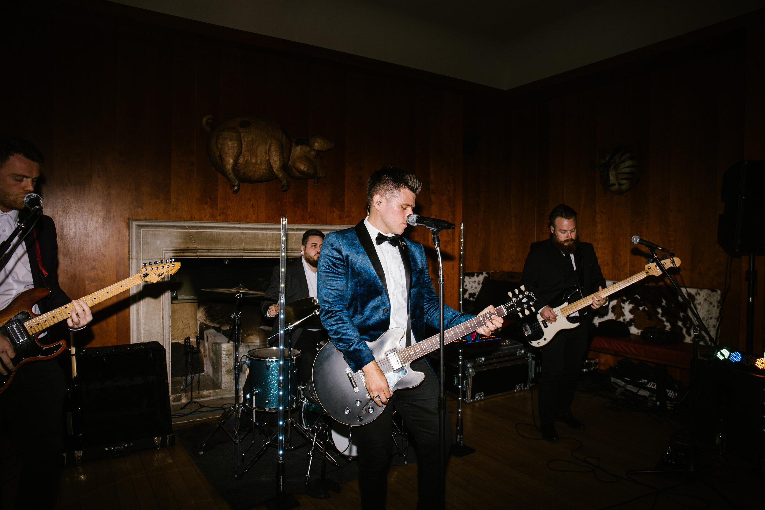 wedding band at cowley manor
