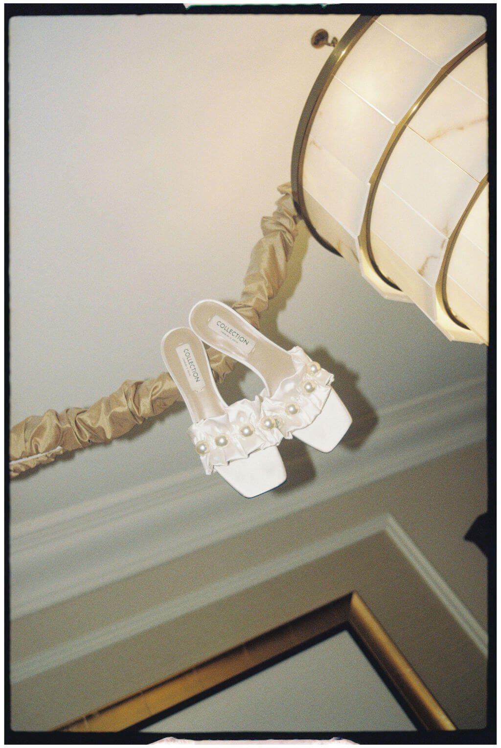 Wedding Shoed hanging at Las Vegas Elopement