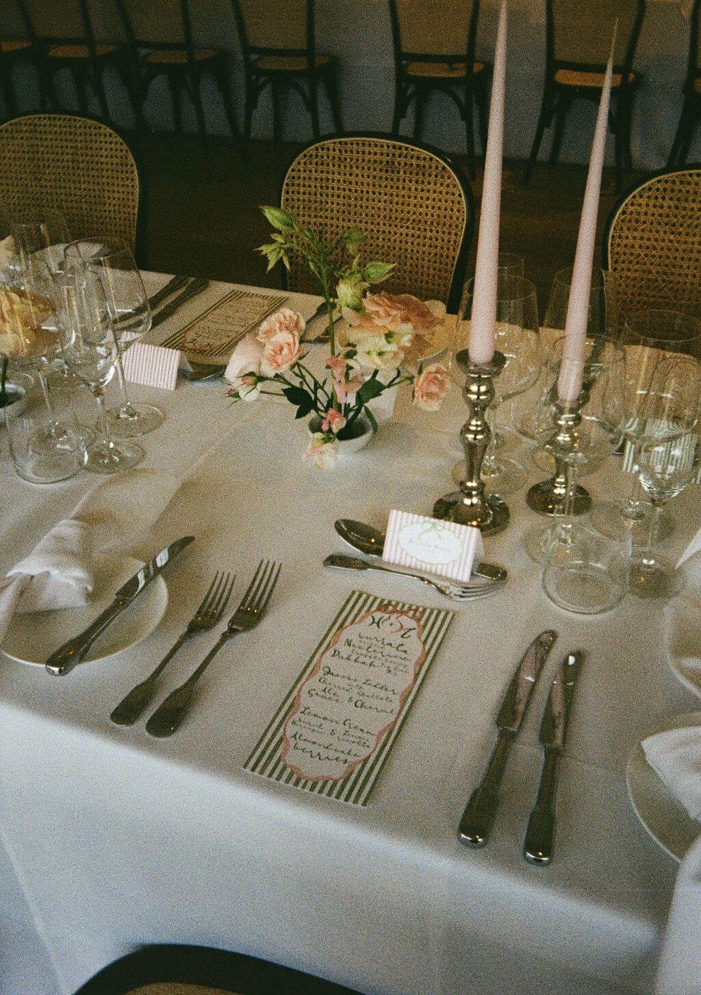 Wedding Reception Table at Kin House
