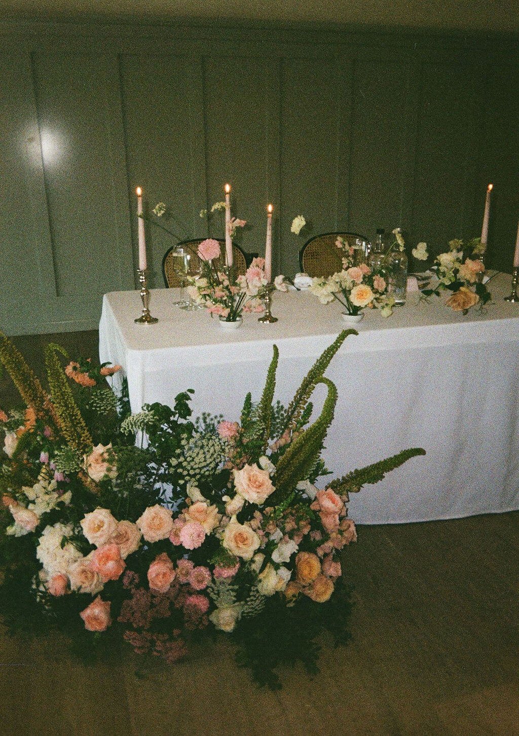 Wedding Ceremony Table at Kin House