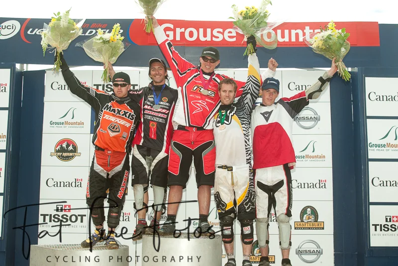  Gary Houseman winning Grouse Mountain World Cup 2013.  The victory was later sanctioned for testing positive for THC. 