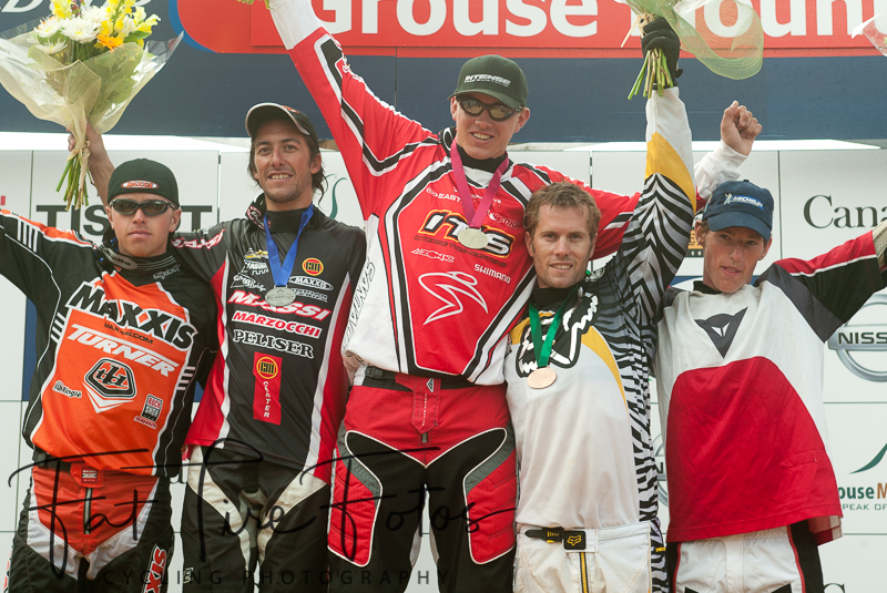 Gary Houseman winning Grouse Mountain World Cup 2013.  The victory was later sanctioned for testing positive for THC. 