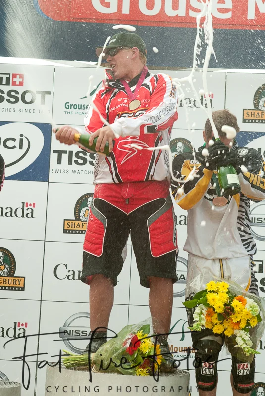  Gary Houseman winning Grouse Mountain World Cup 2013.  The victory was later sanctioned for testing positive for THC. 