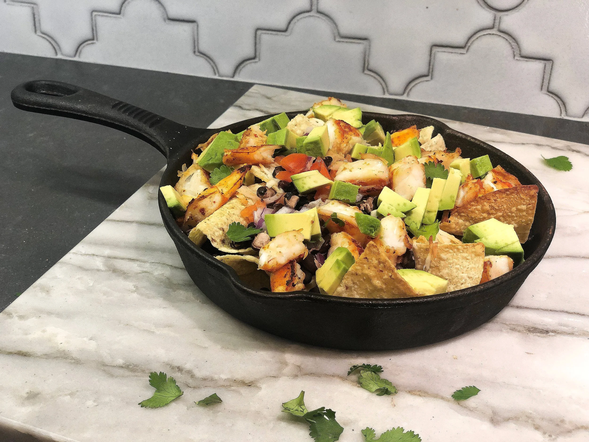 Dairy Free Shrimp Nachos