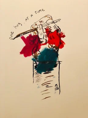 Joel Mesler, One hug at a time , 2018
