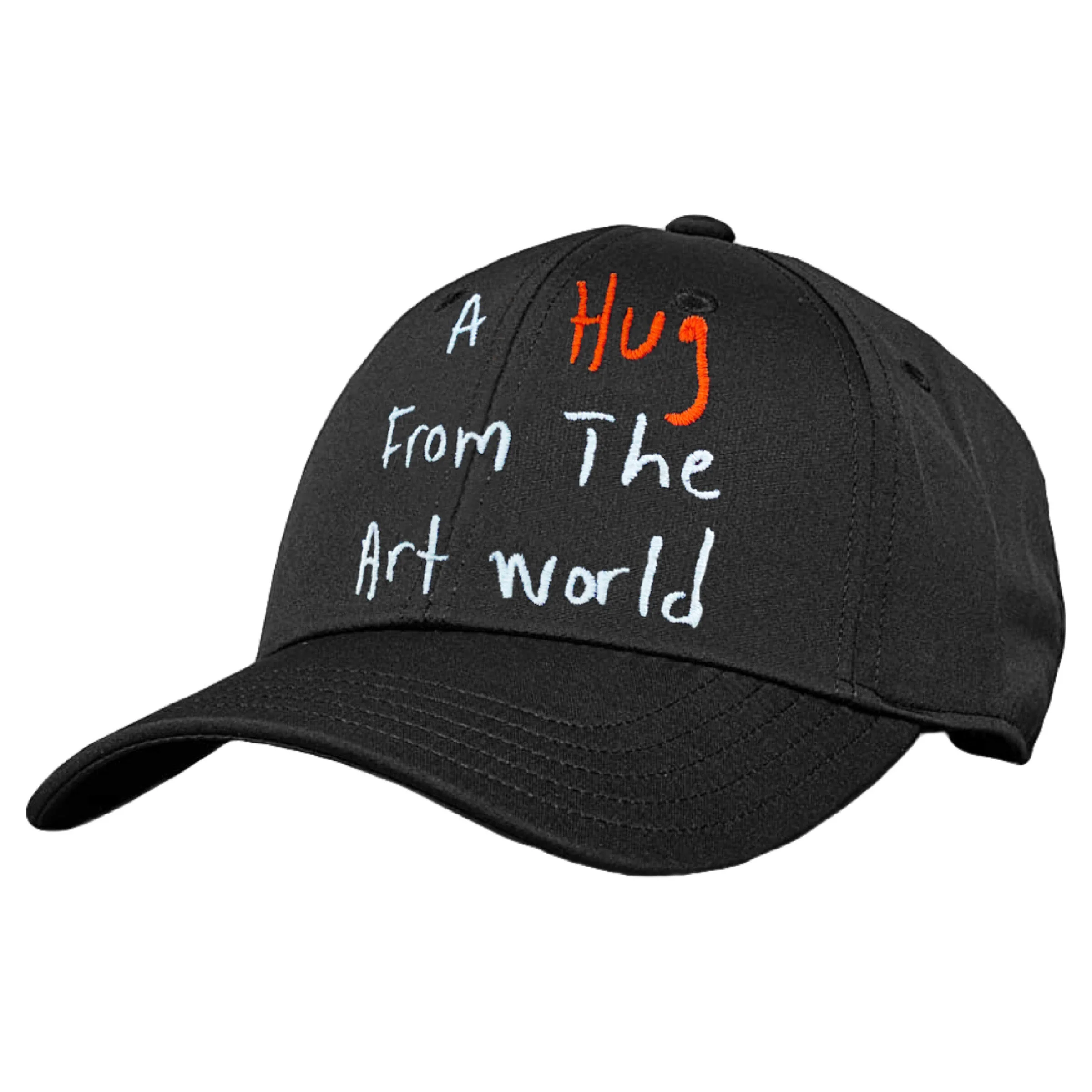 BLACK COTTON HAT (ENGLISH 