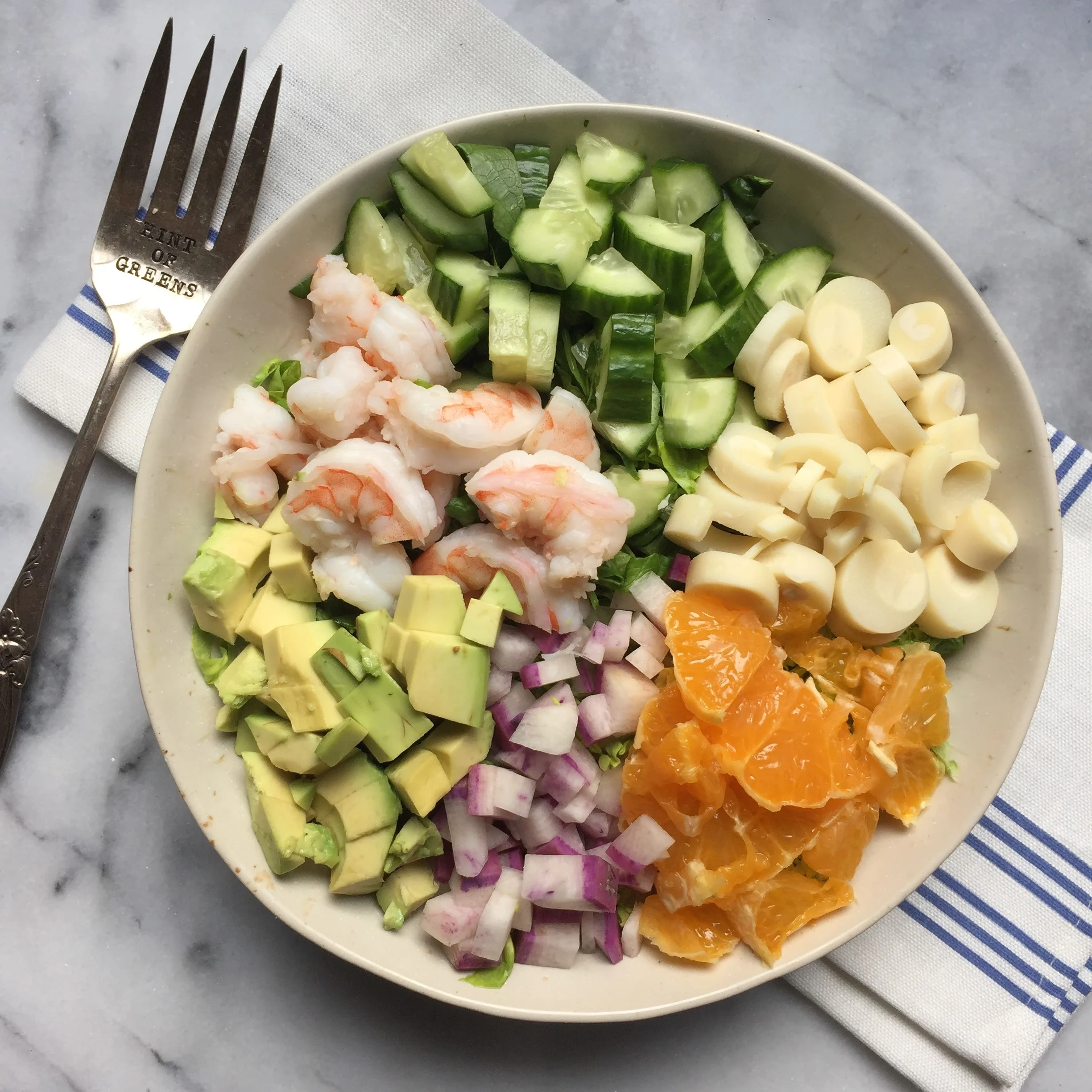 Asparagus, Tomato, Hearts of Palm Salad