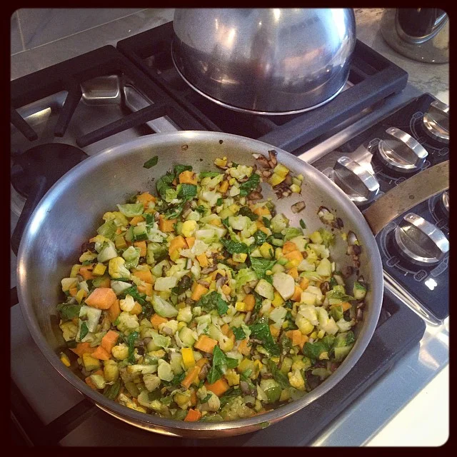 Israeli Couscous with Eggplant and Tomato