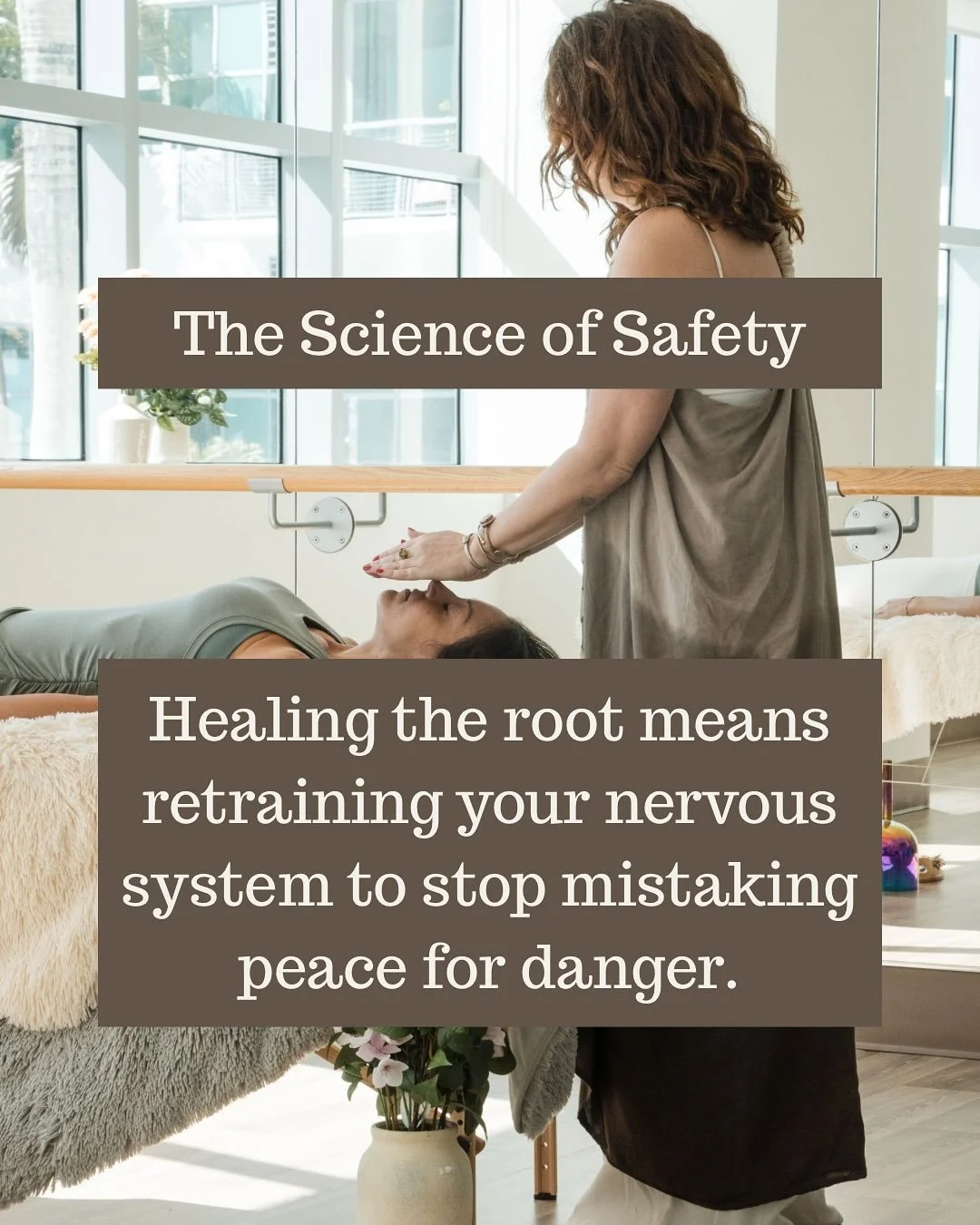 Safety isn&rsquo;t something you find &mdash; it&rsquo;s something you relearn.

From birth to age seven, your nervous system and root chakra form the blueprint for safety.

If you grew up around stress, chaos, or emotional inconsistency, your body l