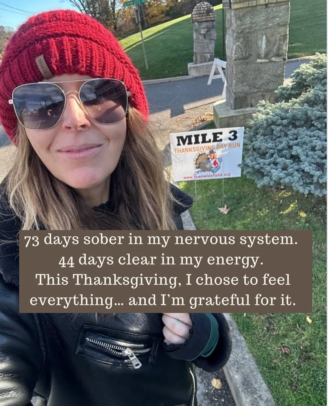 This morning my dad, my sister, and I did a Turkey Trot &mdash; four miles, something we&rsquo;ve never done together.

Somewhere in the middle of it, my dad and I got to talking about therapy. I shared that I had thought about finding a therapist, b