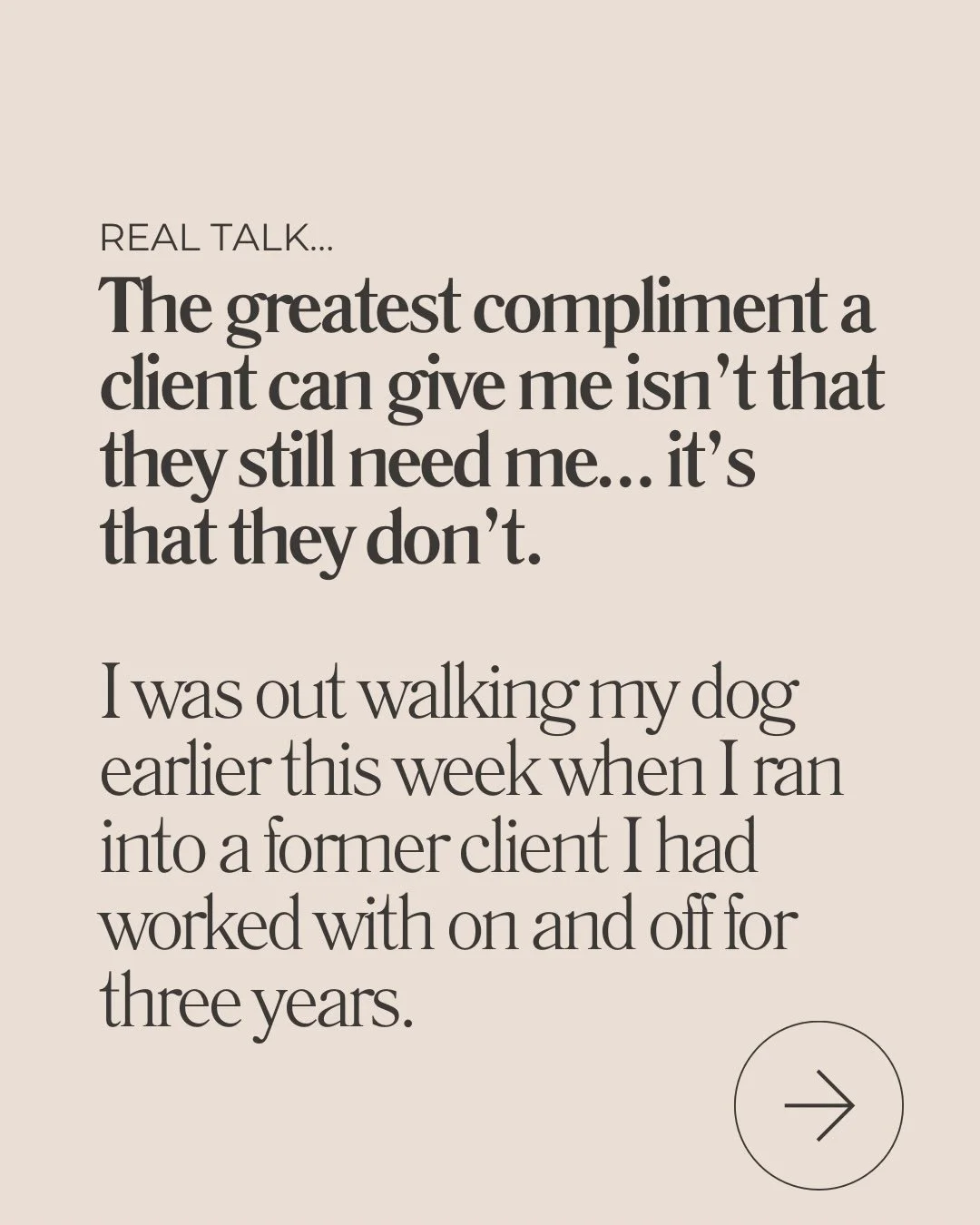 I&rsquo;m not here for clients who want to be reliant on me, I&rsquo;m here for the ones who are ready to rely on themselves. 

If you have found yourself saying something along the lines of&hellip;

&ldquo;I know I&rsquo;m meant for more.&rdquo;

&l