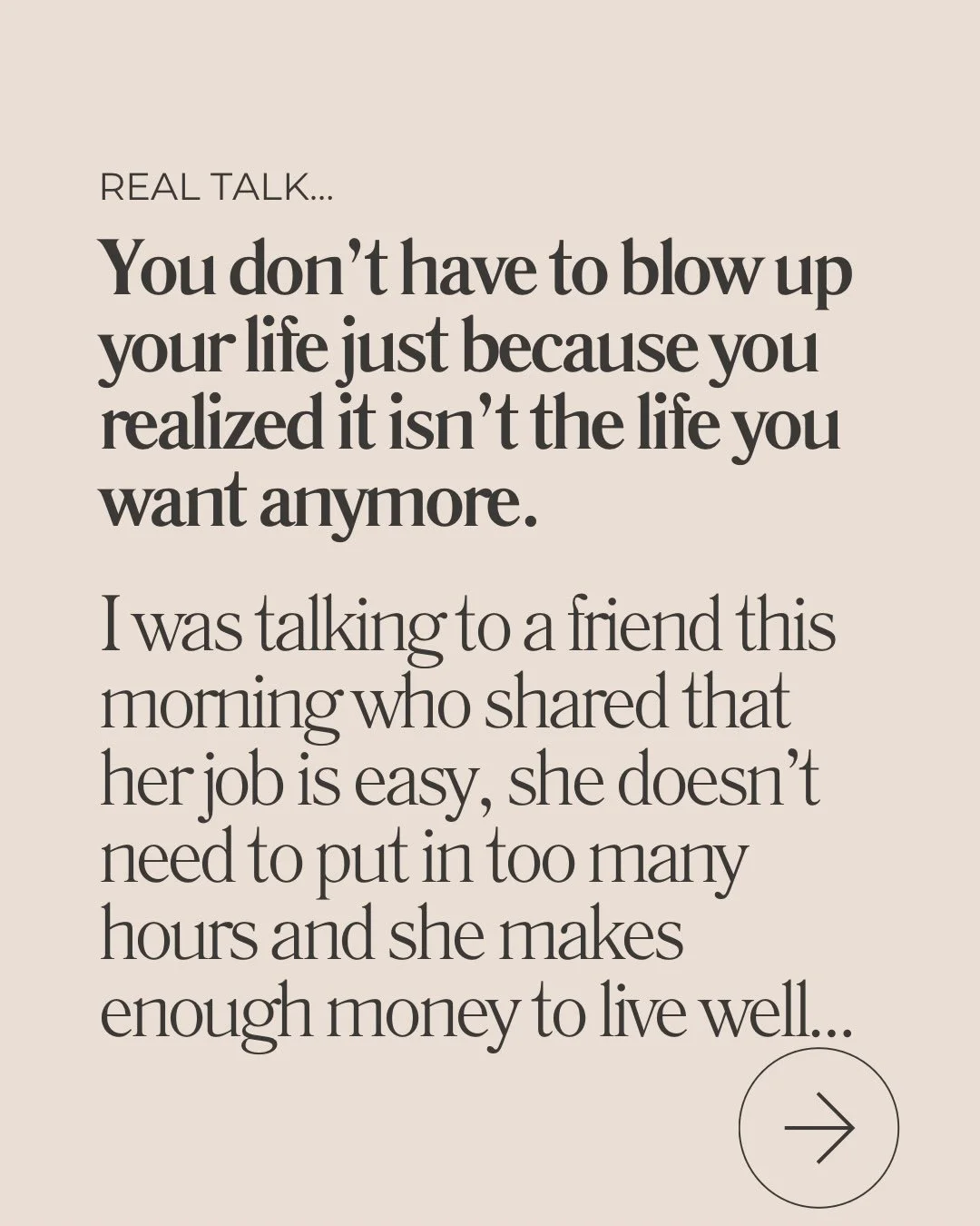 I think somewhere along the way we learned that every desire has to become a decision.

If I&rsquo;m curious about it, I need to know where it&rsquo;s going.
If I try it, I should be good at it.
If I&rsquo;m good at it, maybe I should monetize it.
An