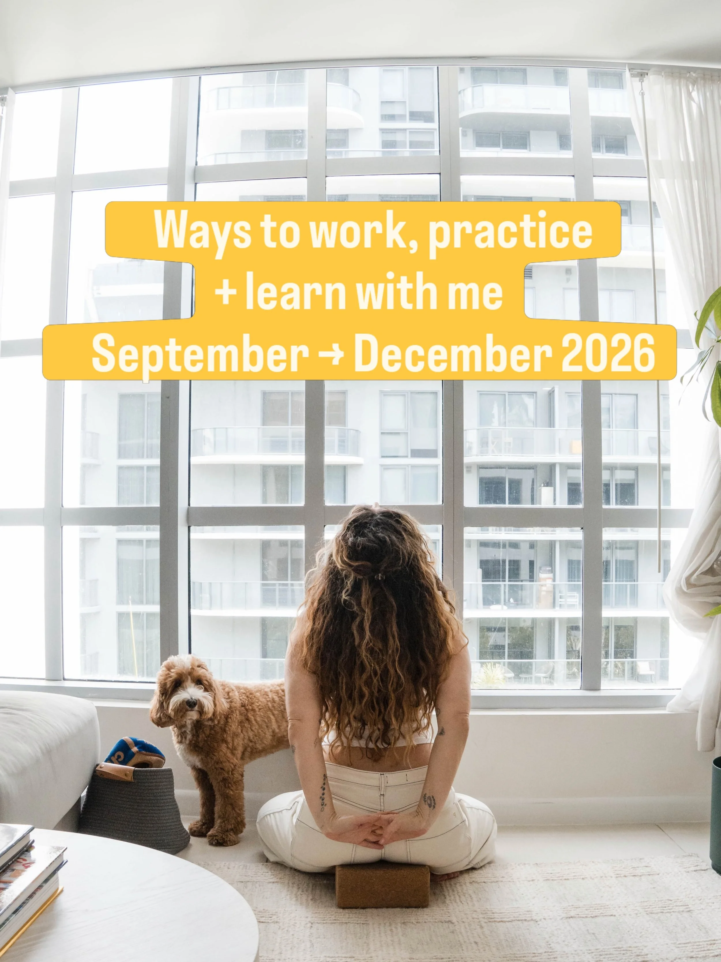 Is it me or did we just blink and it&rsquo;s September?

As we move into the final four months of the year, I keep coming back to one thing:

Show up in the ways I&rsquo;m being guided to.

And these are the ways. ✨

Practice. Healing. Learning. Deep