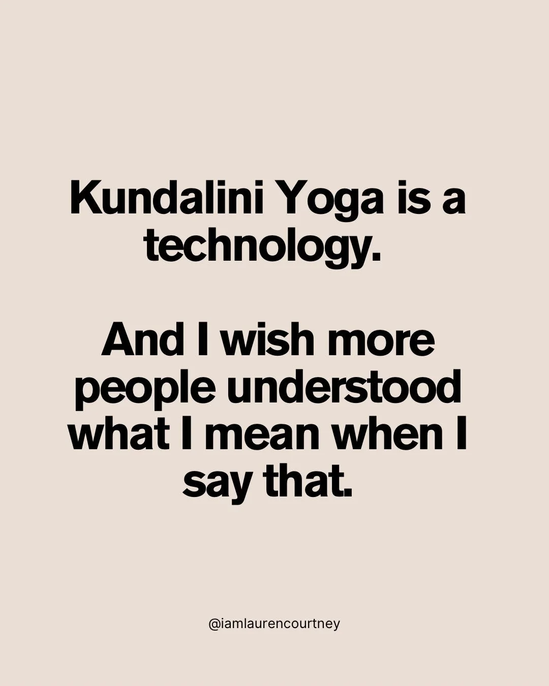 I don&rsquo;t teach Kundalini because I think you need another thing to learn.

I teach it because I believe you need tools you know how to use.

Tools for when your mind is loud.
When emotions are moving.
When you&rsquo;re navigating change.
When yo