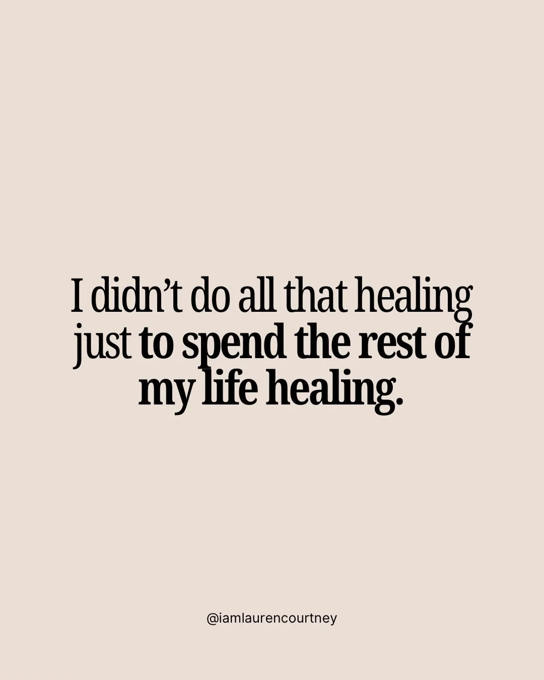 At some point, healing has to become living.

I love this work. It changed my life.

AND I don&rsquo;t want to spend my life endlessly searching for the next thing to fix, clear, release, understand or transcend.

I want practices that help me be in 