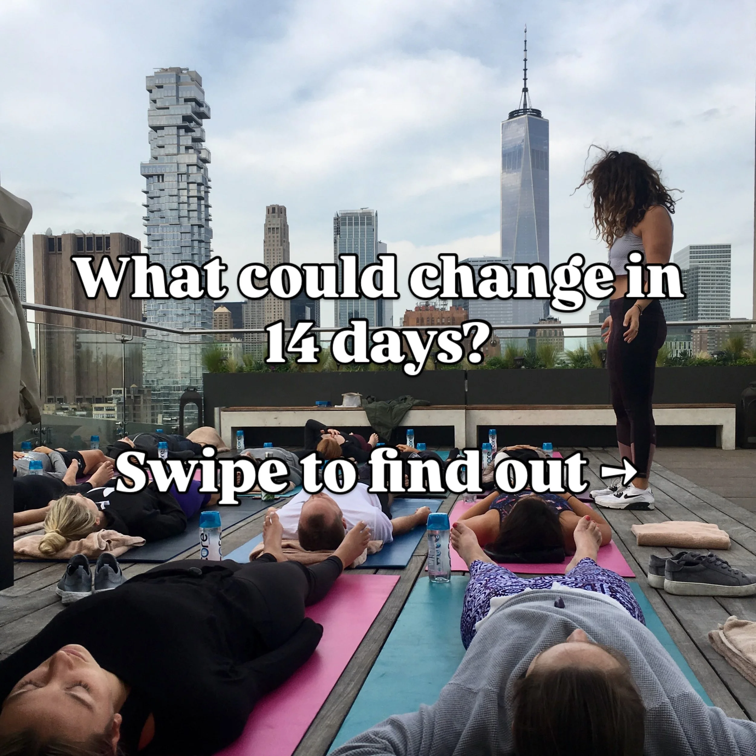 What could actually change if you gave yourself 40 minutes a day for 14 days?

Not because 14 days will magically fix your life.

Because for 14 days, you&rsquo;ll have a place to pause, listen, notice and practice trusting yourself.

And maybe on th