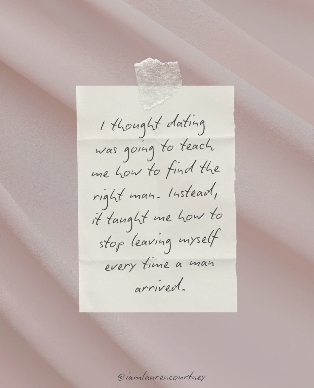 Maybe you don&rsquo;t actually need to figure out whether they&rsquo;re going to stay.

Maybe the deeper work is learning how to stay with yourself while you find out.

To notice when uncertainty sends you into a story.

When attraction makes you aba