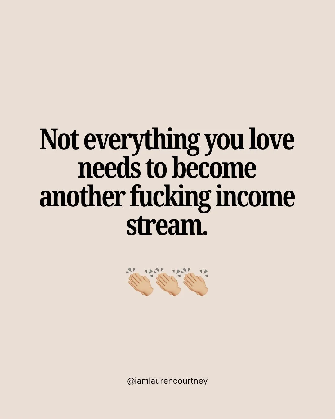 As yourself, do you keep chasing the next thing that promises more abundance?

More money. More growth. More success. Another six figures.

Be honest with yourself&hellip;

If you answered yes, I want to ask you&hellip;

What are you actually chasing