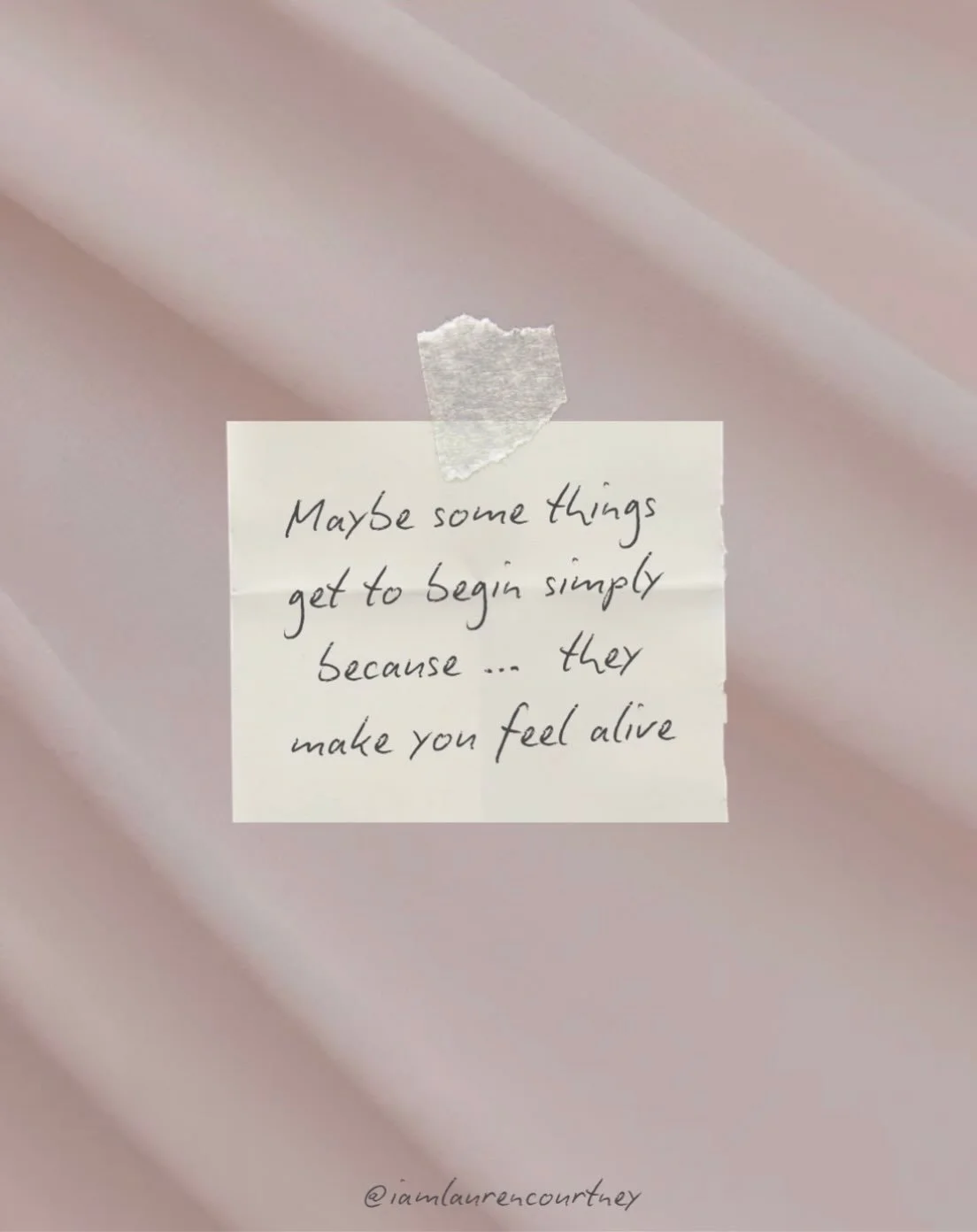 Earlier this year, I wrote down on a Post-it note that my biggest fear was&hellip; not actually living.

Had I become so focused on healing that I forgot what living looked like?

So often our lessons will take us down a path to heal, but then we nee