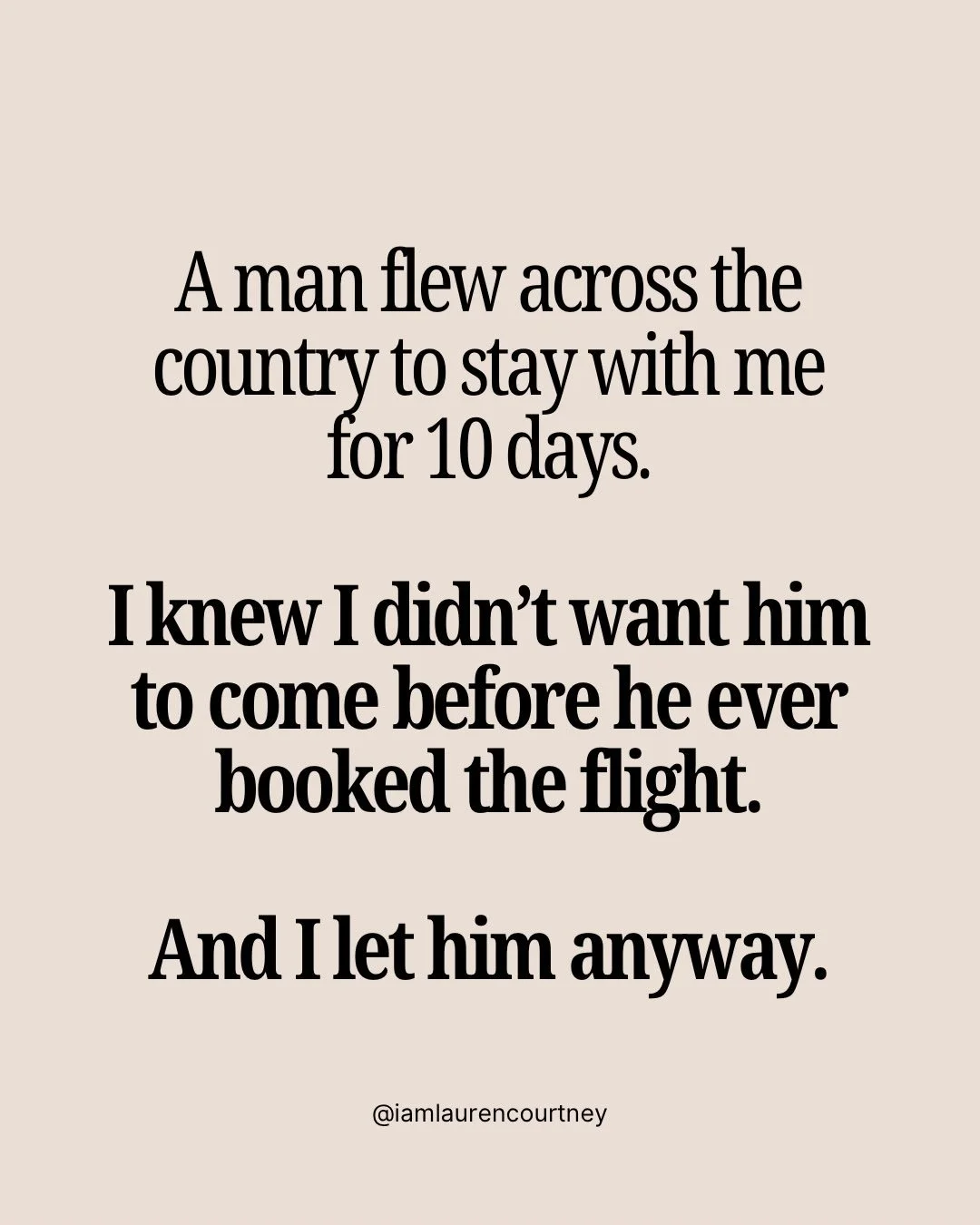 I originally left this part of my story out.

I didn&rsquo;t speak about it because I carried a lot of shame and resentment around what happened, and around the ways I hadn&rsquo;t honored myself.

But I&rsquo;ve learned something through writing my 