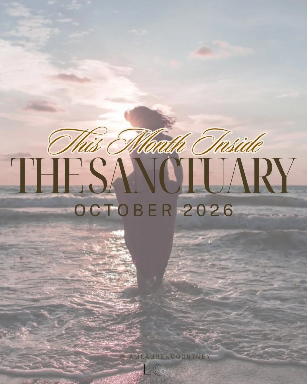 October inside The Sanctuary. ✨

This is the room I&rsquo;ve wanted to exist for years.

A place to practice. To move energy. To receive. To ask questions. To explore what it means to be spiritual while also being a whole-ass human living an actual l