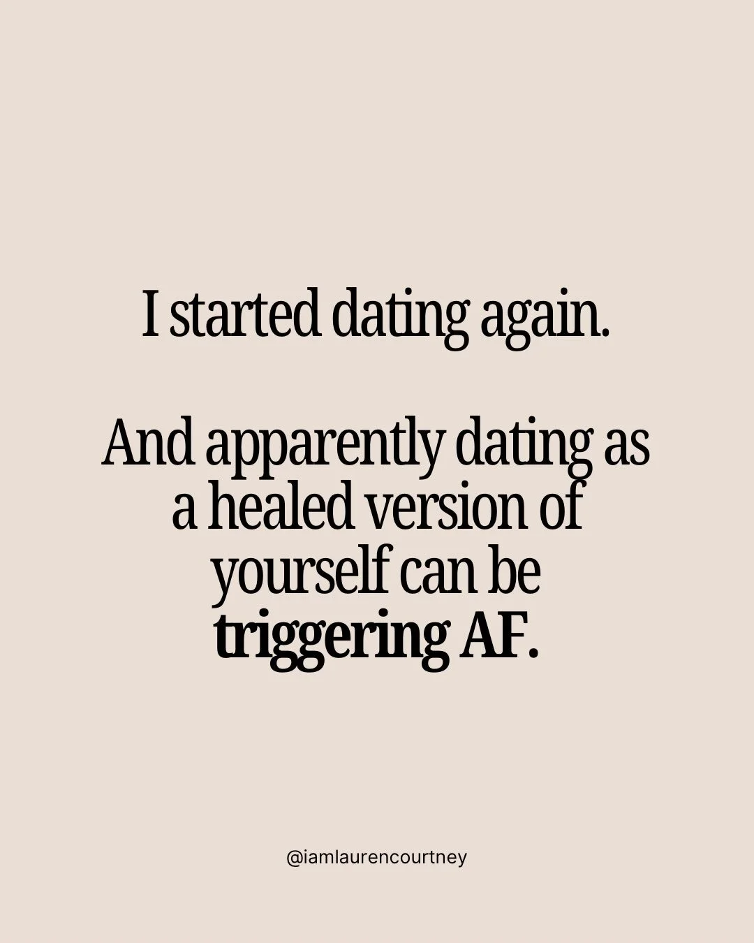 If I had listened to the noise, I would have been dating multiple people at once.

I would have been focused outwardly, following someone else&rsquo;s rules for how dating is &ldquo;supposed&rdquo; to work.

And I might never have gotten quiet enough