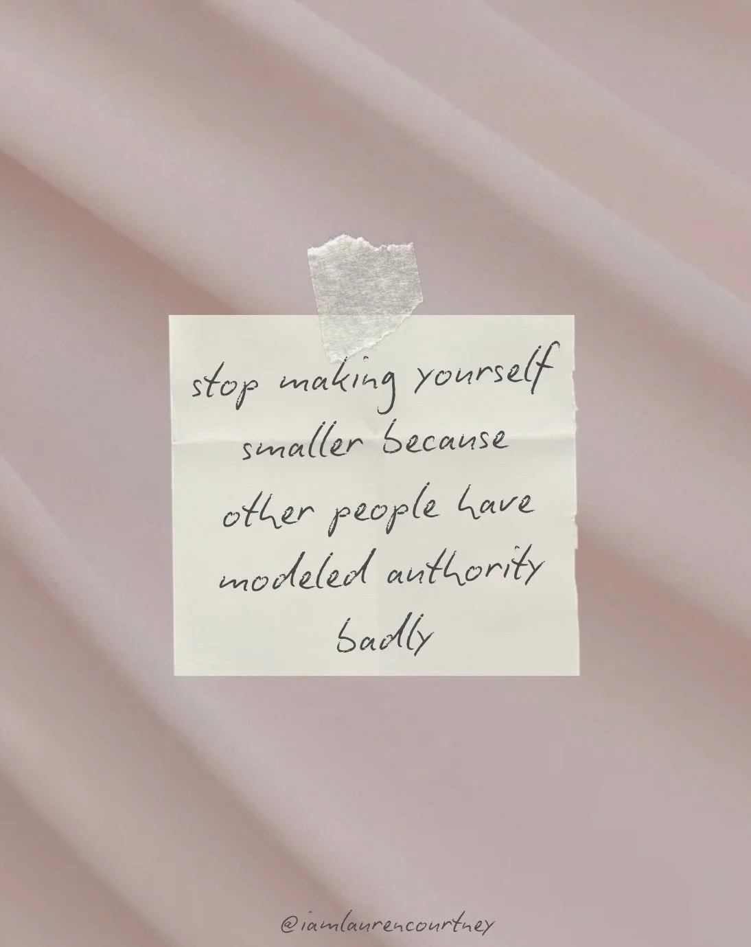 I&rsquo;ve spent a lot of time questioning authority, especially in spirituality.

And somewhere along the way, I realized questioning the way other people hold power doesn&rsquo;t require me to question whether I&rsquo;m allowed to hold my own.

I k