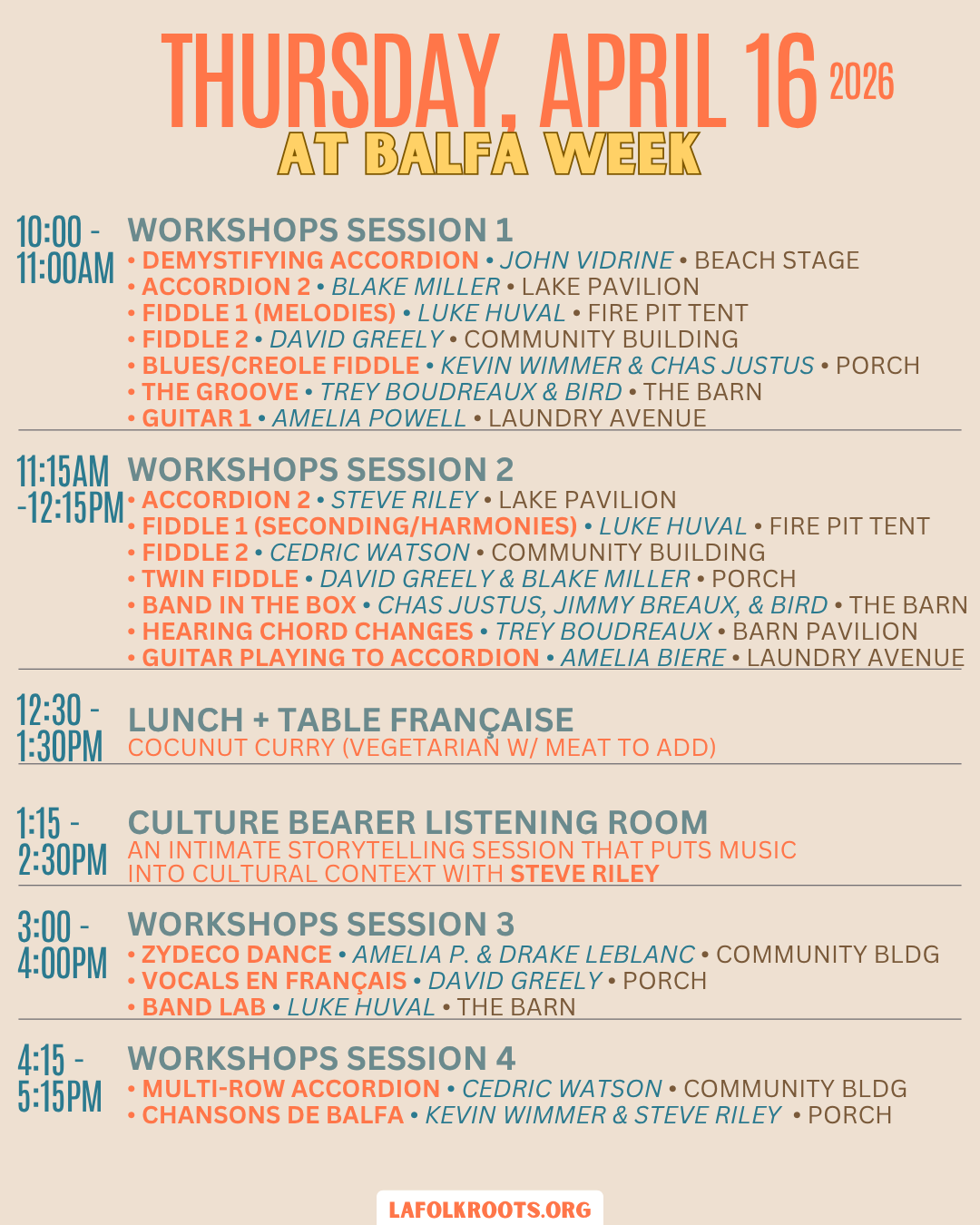 Thursday Balfa Week Daytime Schedule.png