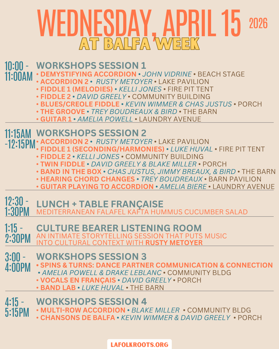 Wednesday Balfa Week Daytime Schedule.png