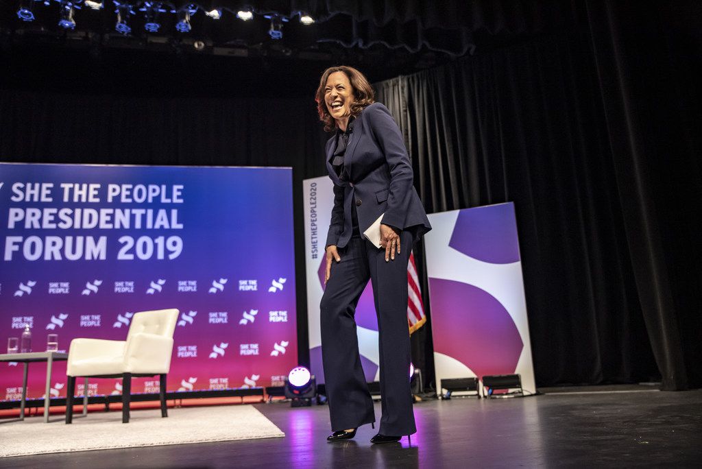 Democratic candidates make appeals to women of color on equal rights, criminal justice, education